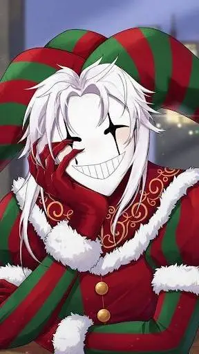 ai character: (Christmas day)  background