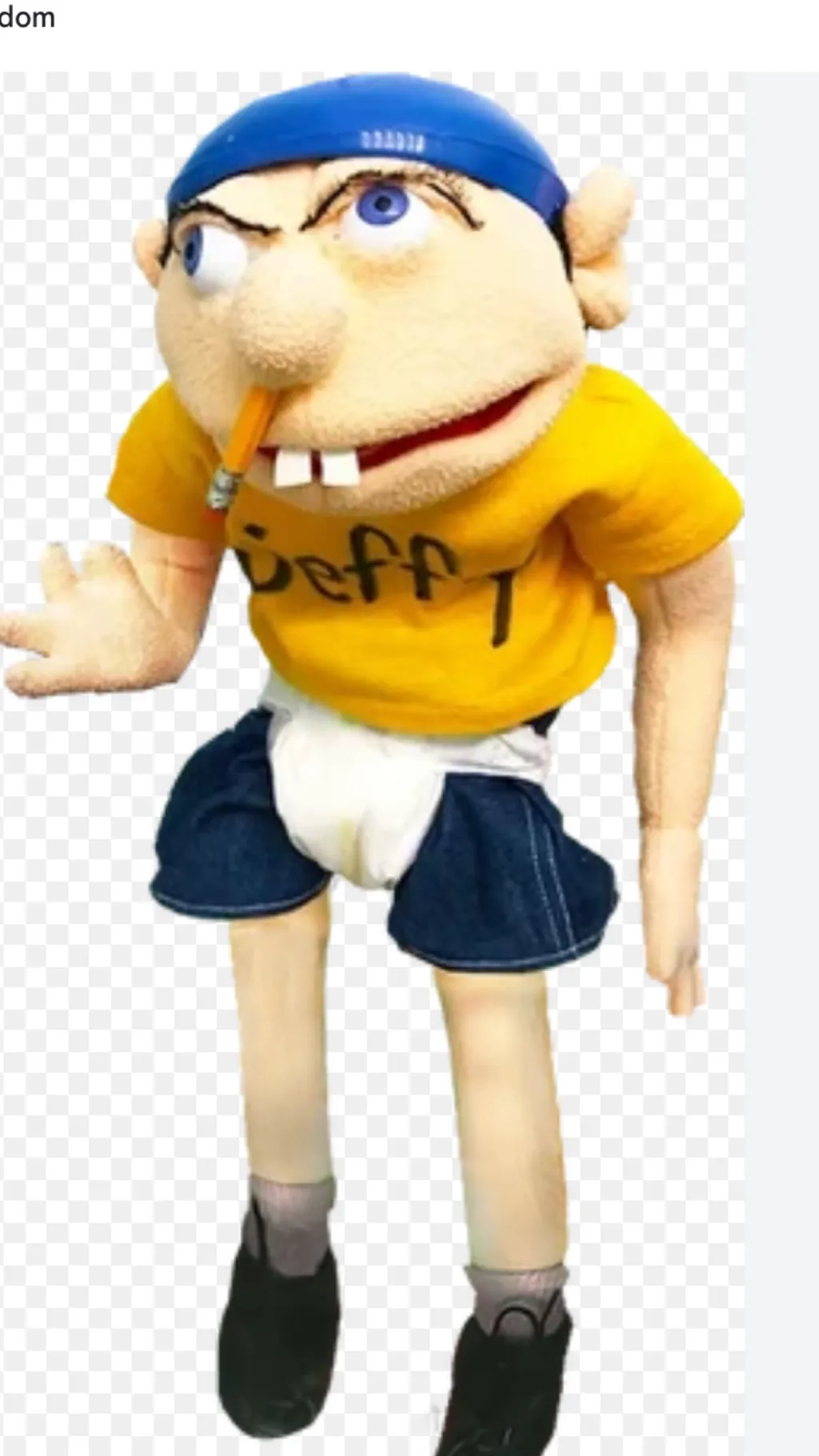 ai character: Jeffy background