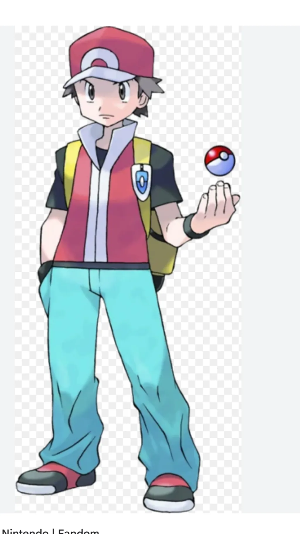 ai character: Red background