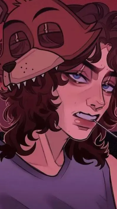 ai character: Michael afton  background