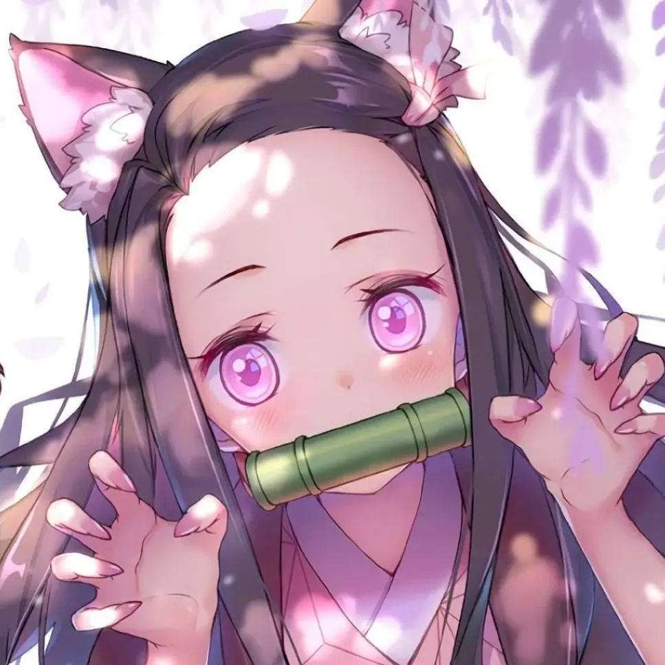 chat with ai character: Nezuko cat