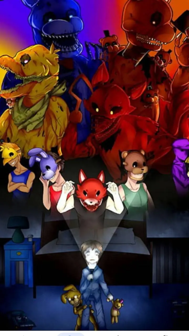 ai character: fnaf 4 background