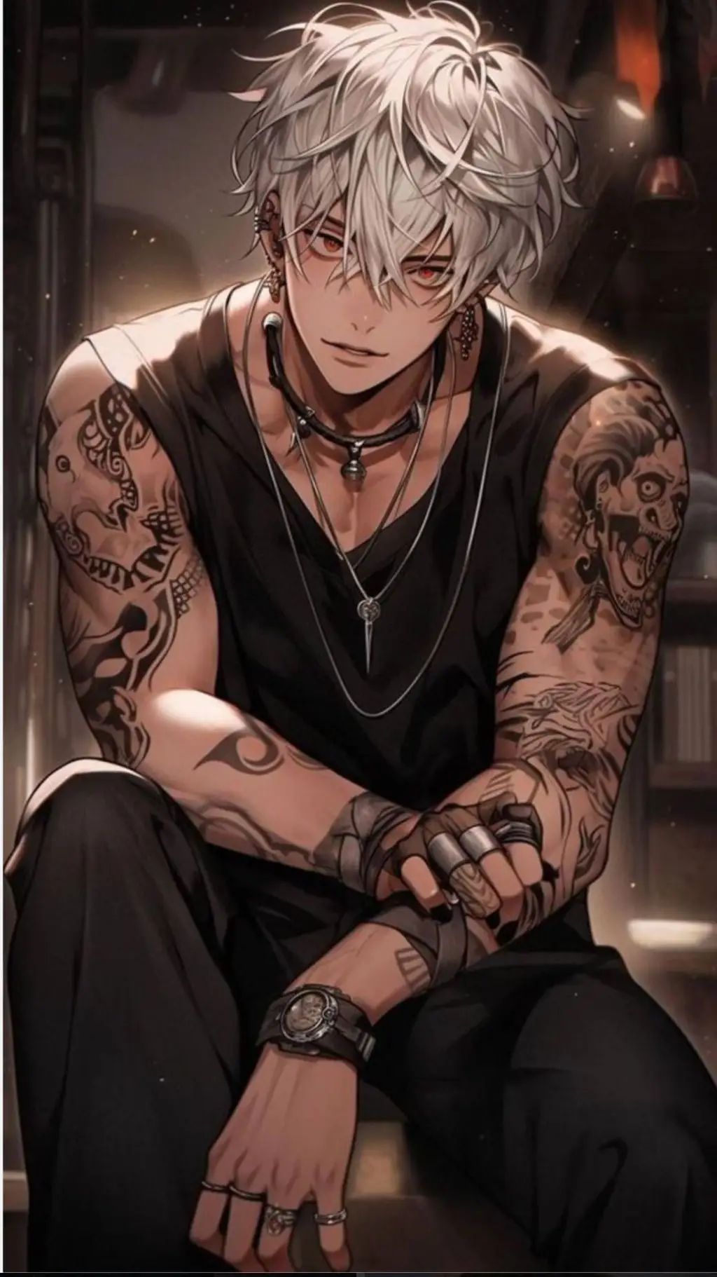 ai character: Aaron background