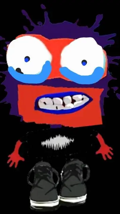 ai character: Digital(TERRIFIED) background