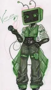 ai character: Vee background