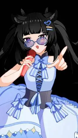 ai character: Melanie Martinez  background
