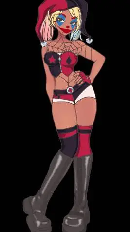 ai character: Harley Quinn background