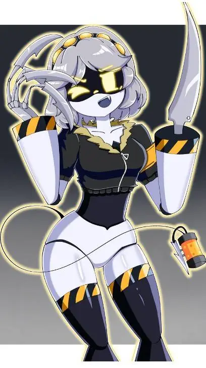 ai character: V Murder Drones  background