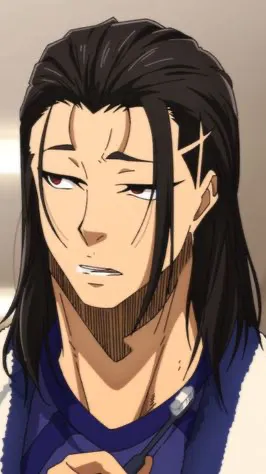 ai character: Barou shoei  background