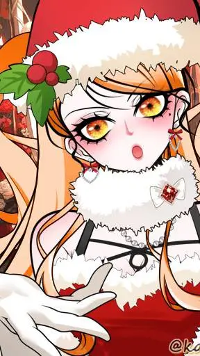 ai character: among Us Christmas background