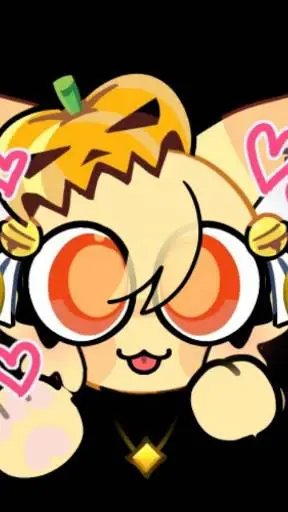 ai character: pumpkin spice background