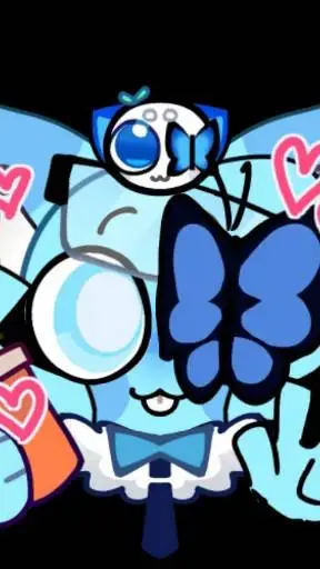 ai character: winter background