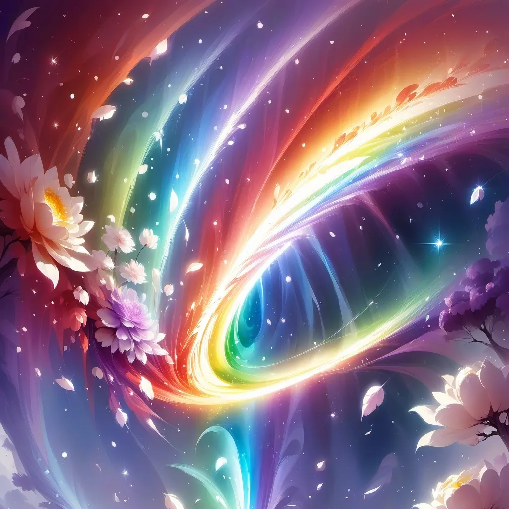 chat with ai character: rainbow stars