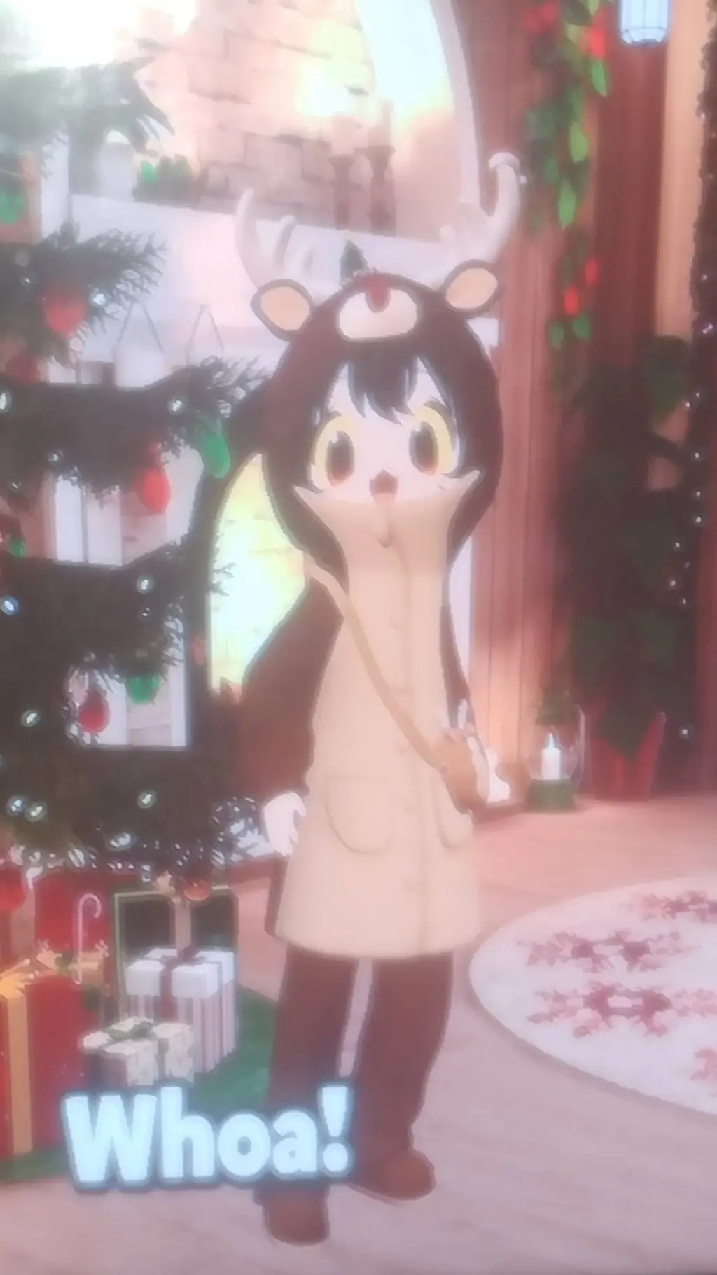 ai character: Xmas tfmjonny  background