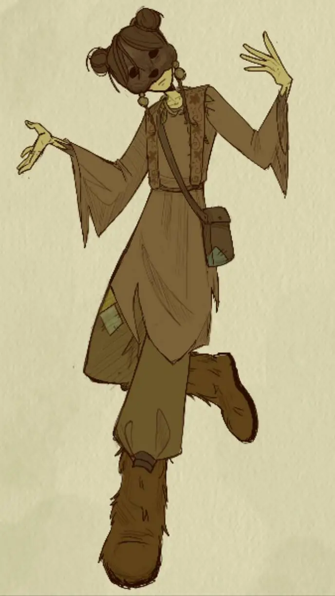 ai character: Honey background