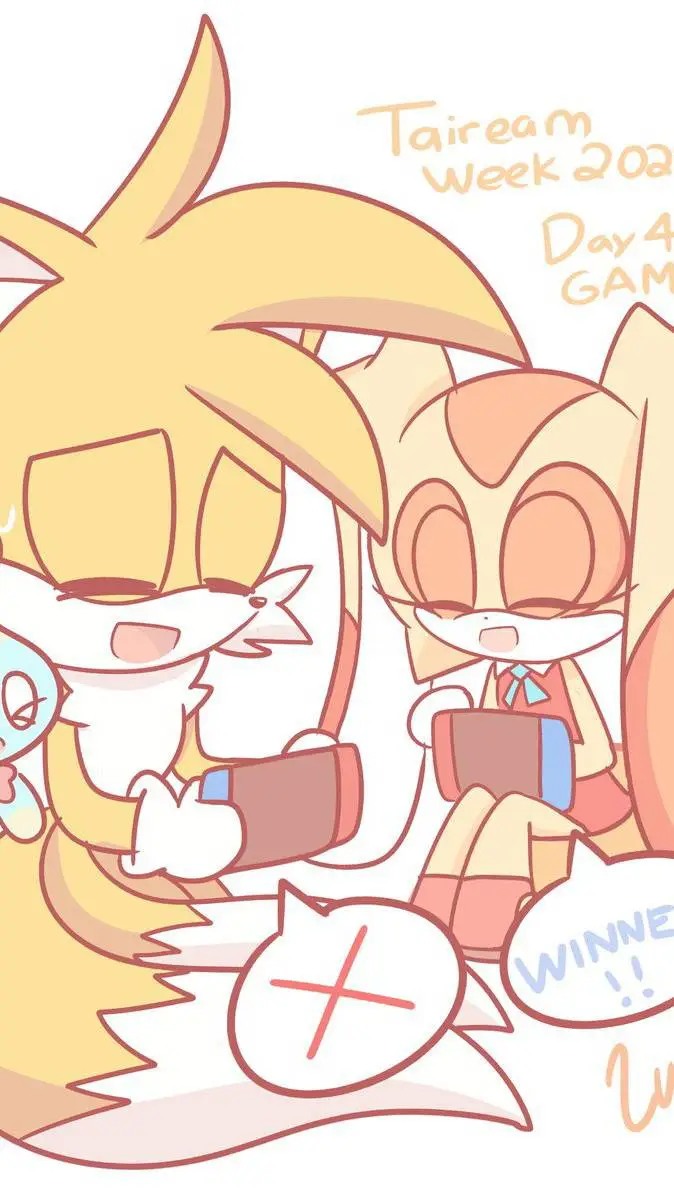 ai character: Tails (Taiream 💛🧡) background