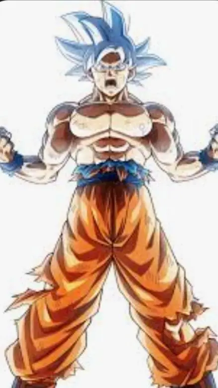ai character: goku ui background