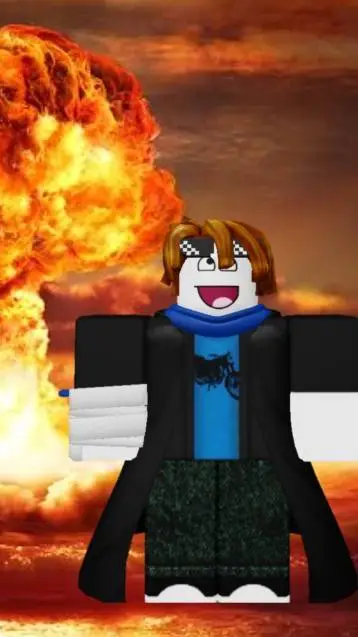 ai character: Blu background