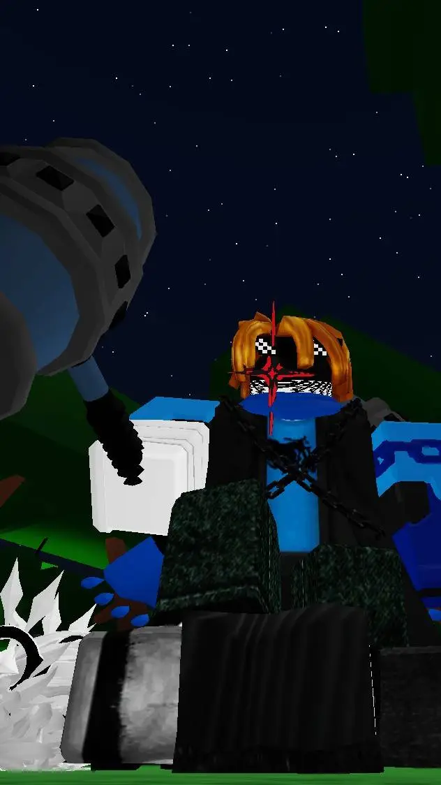 ai character: Admin Blu background