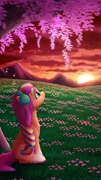 ai character: Sunny Starscout background