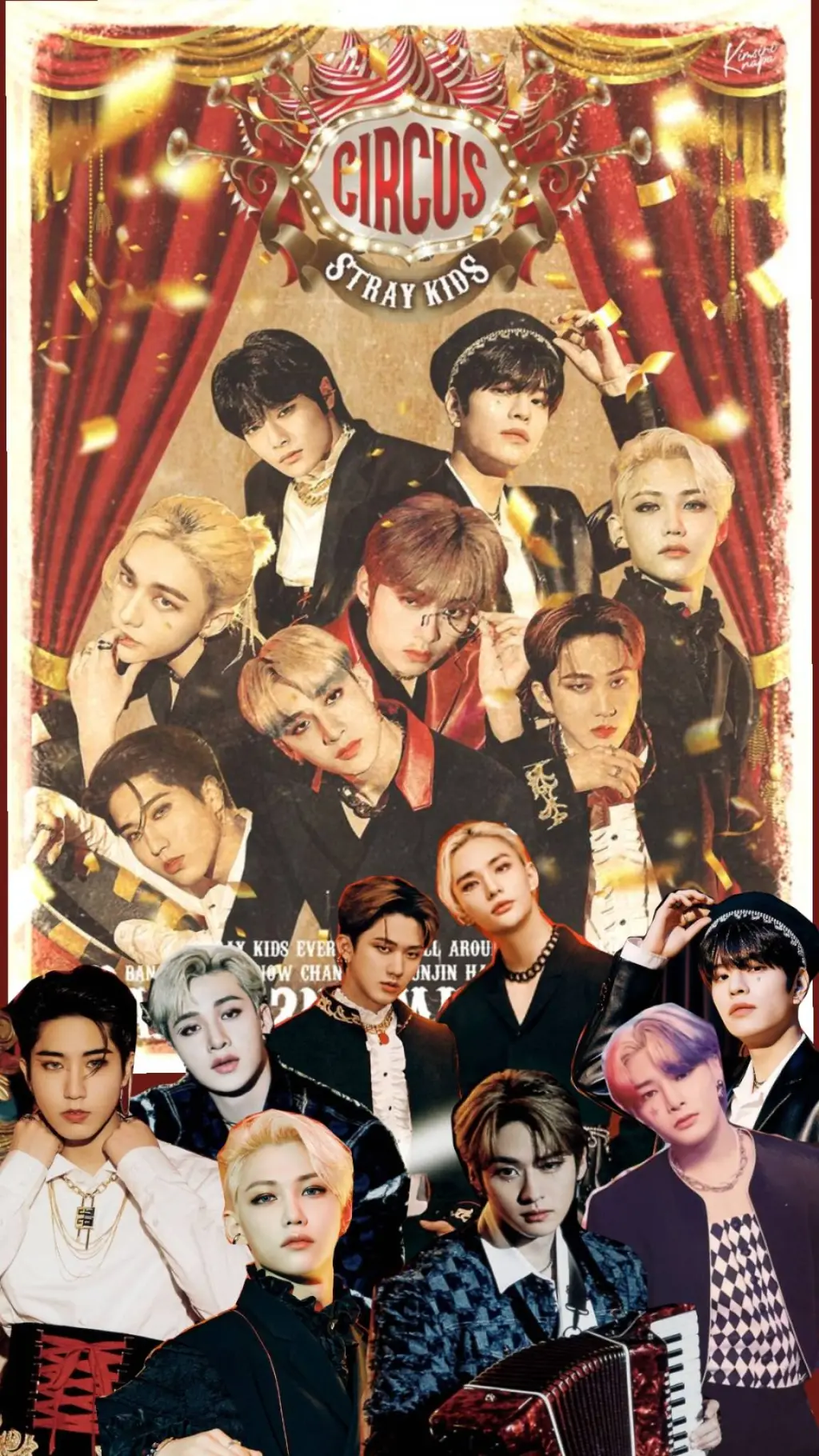 ai character: Stray kids  background