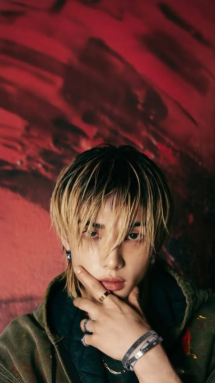 ai character: Hyunjin  background