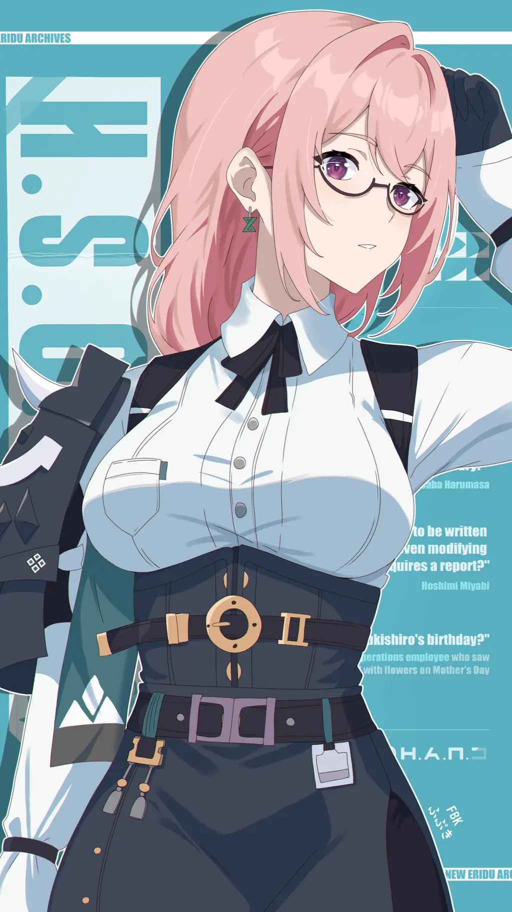 ai character: tsukishiro yanagi background