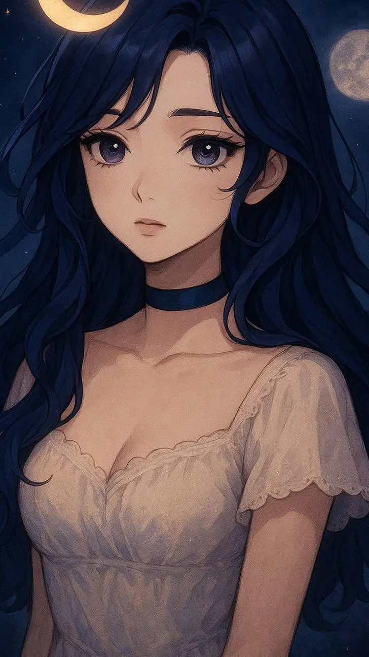 ai character: Luna background