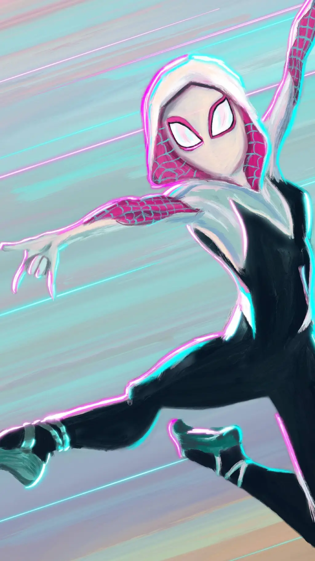 ai character: 🕸Gwen Stacy🕸 background