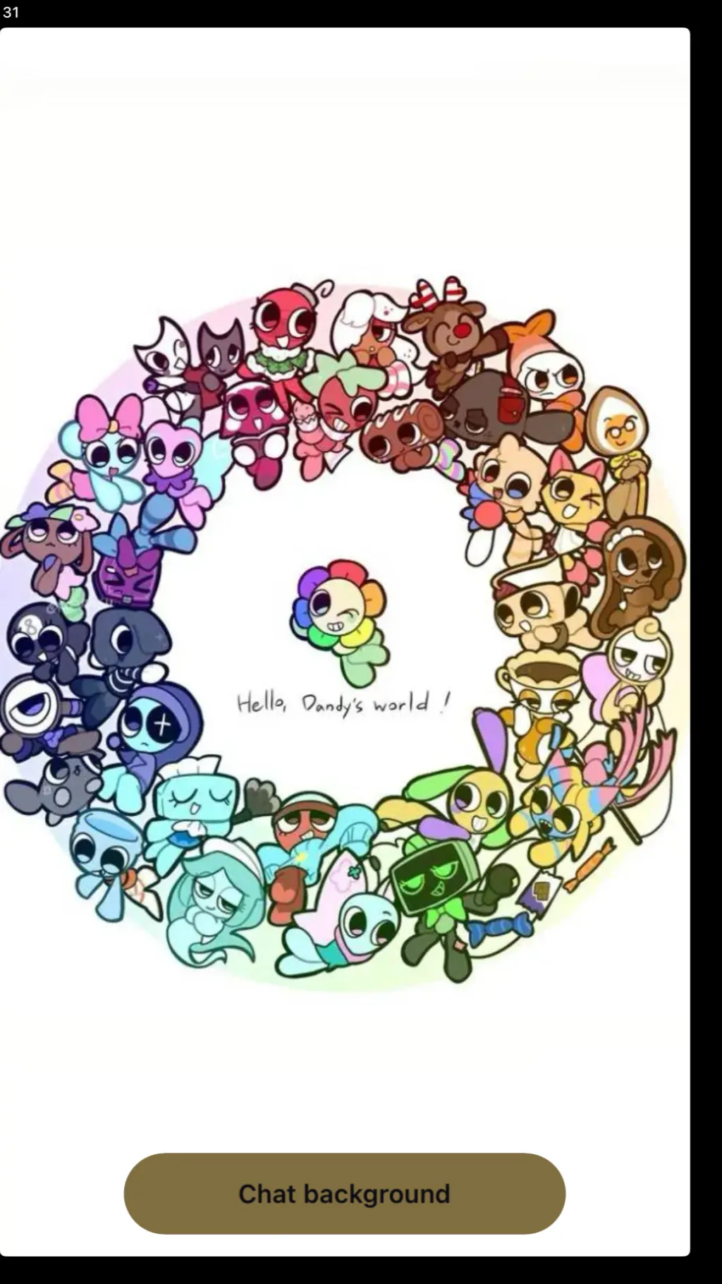 ai character: Dandy’s world background
