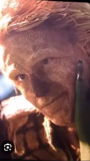 ai character: Fiyero *Scarecrow* background