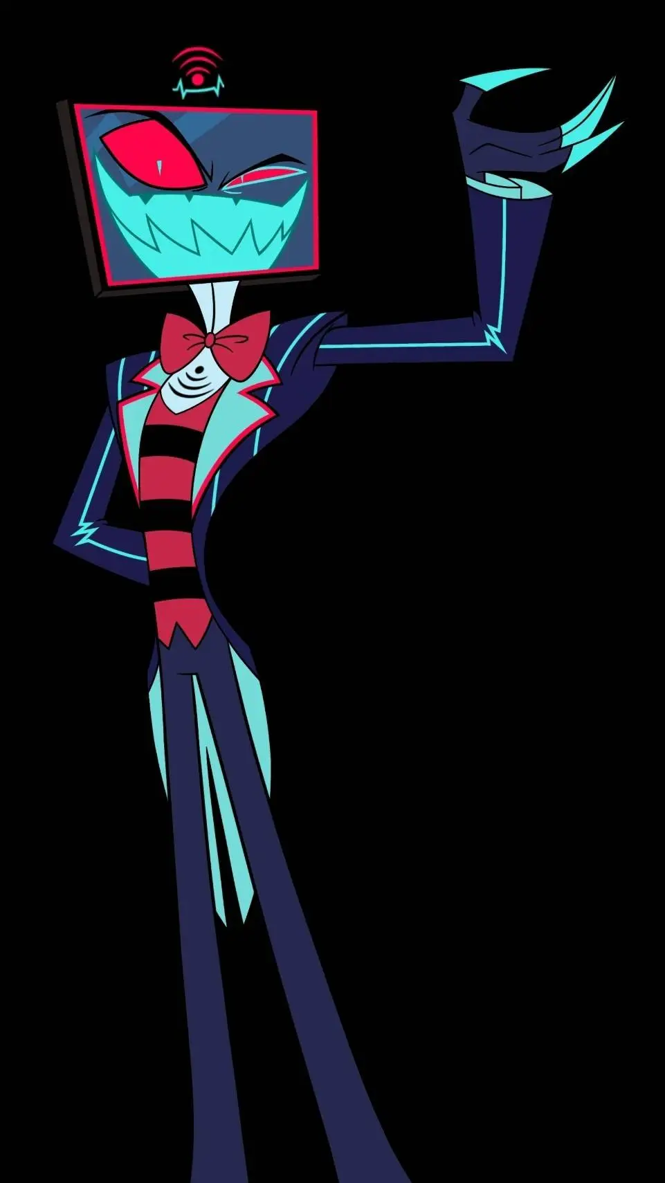 ai character: Vox-Hazbin Hotel background