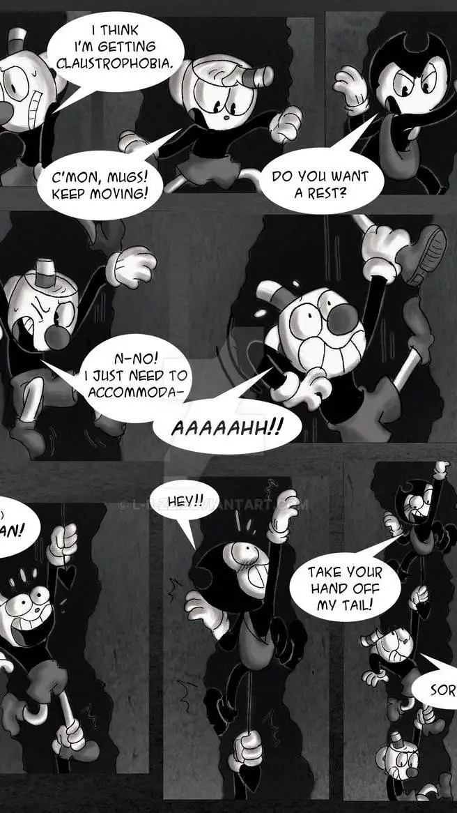 ai character: the cups & bendy background