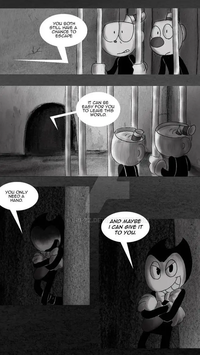 ai character: bendy the demon 2 background