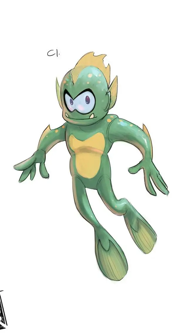 ai character: mer people(master) background