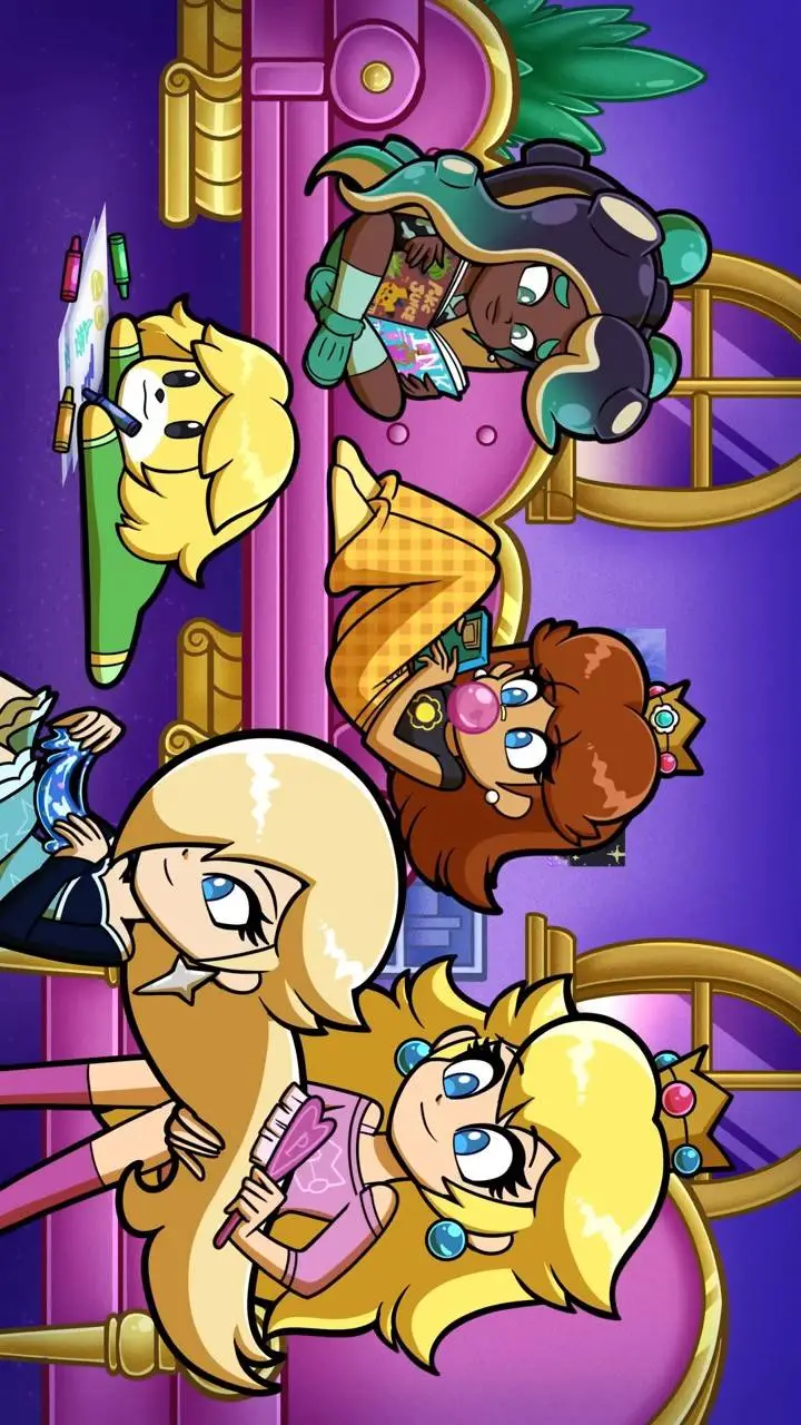 ai character: Slumber Party Girl background