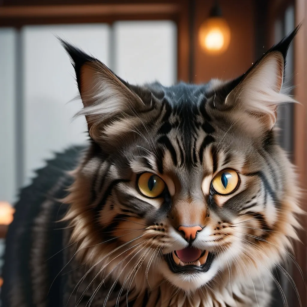 chat with ai character: angry cat