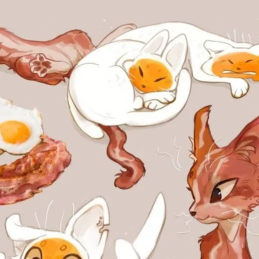 chat with ai character: breakfast cat