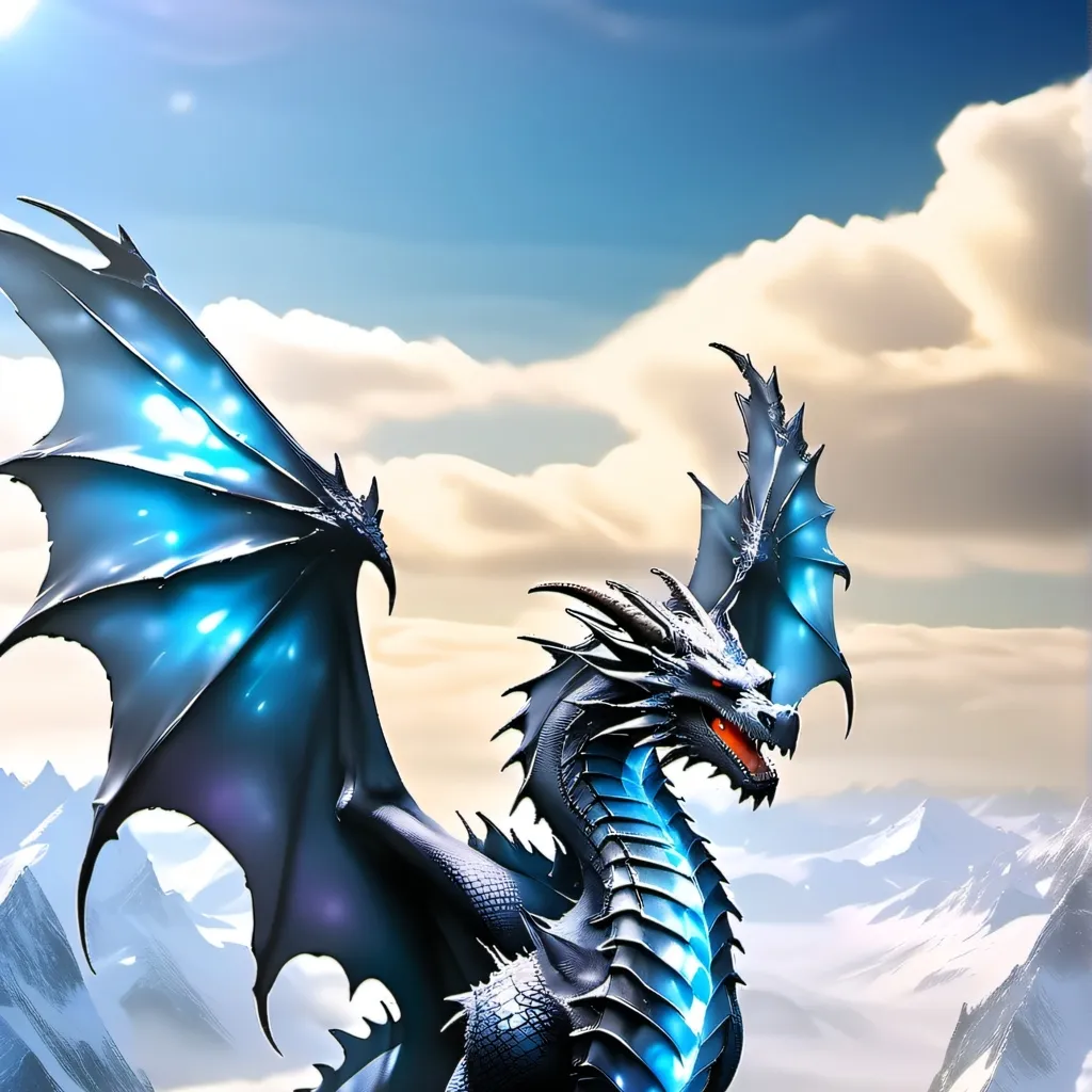 chat with ai character: lce dragon