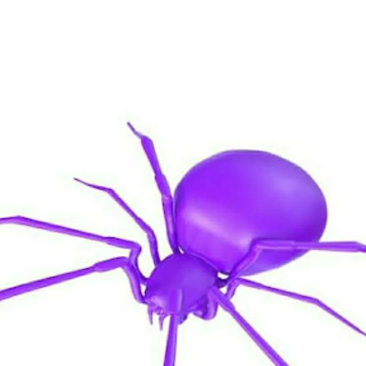 chat with ai character: araña morada