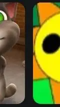 ai character: Tom and Mr sun background