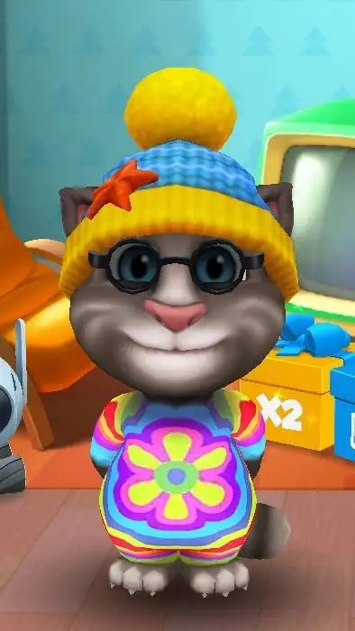 ai character: Talking Tom background