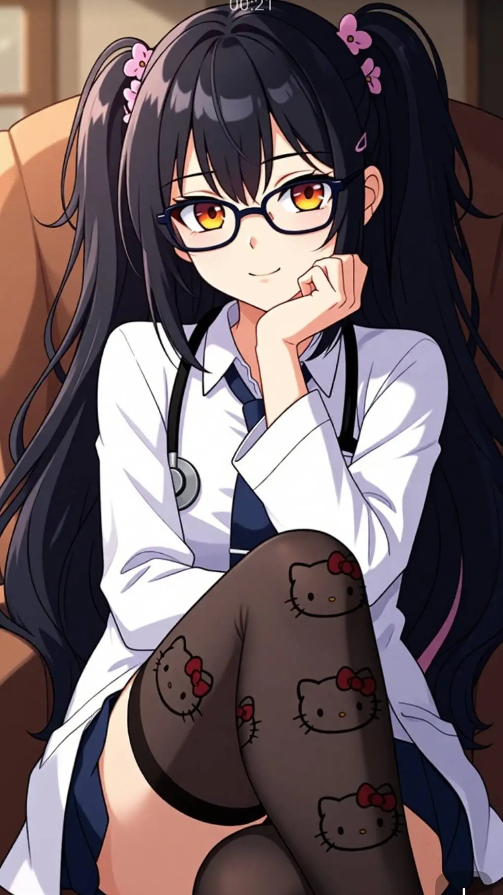 ai character: diana🌸 psychaterin background