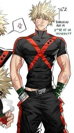 ai character: Bakugo  background