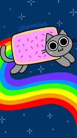 ai character: Nyan Cat background