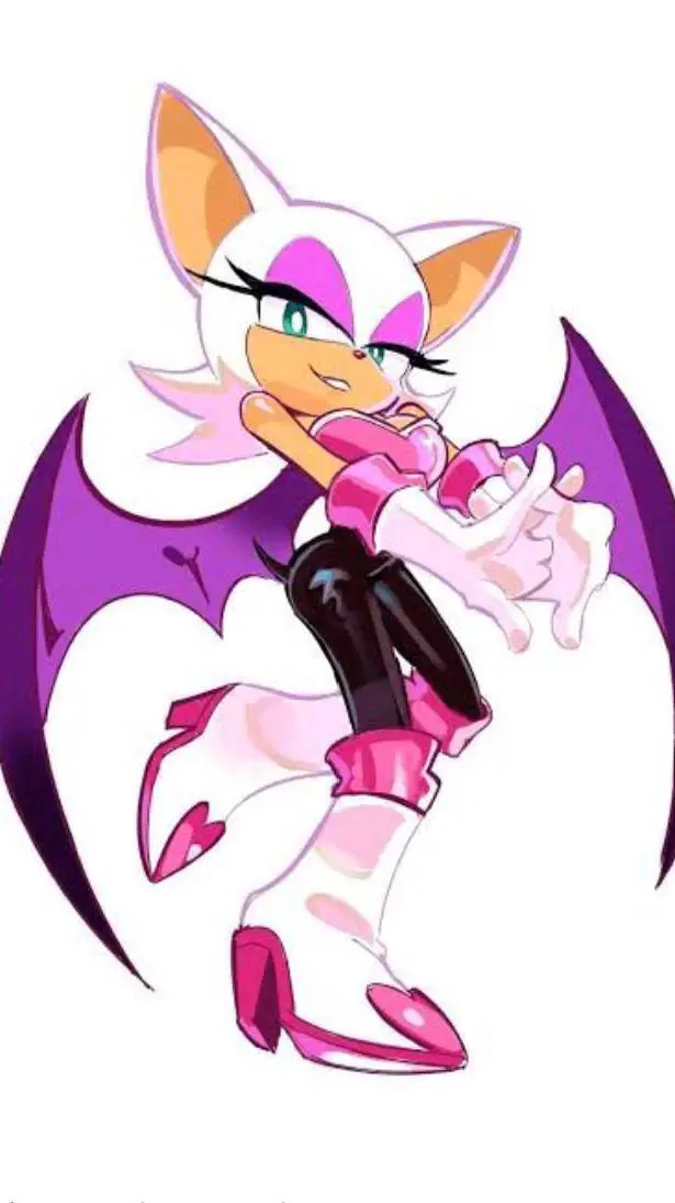 ai character: 🦇💗rouge~✨ background