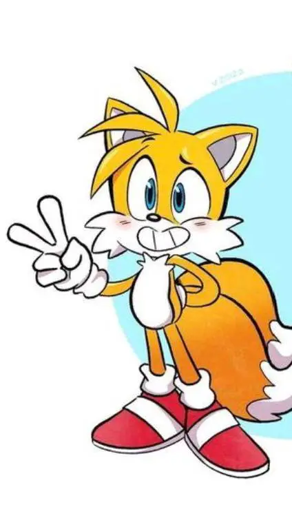 ai character: 🦊💛tails!! background