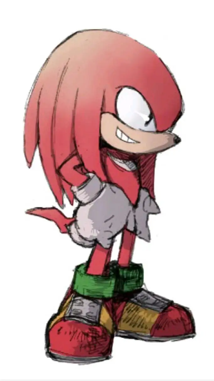 ai character: ♥️👊knuckles..! background
