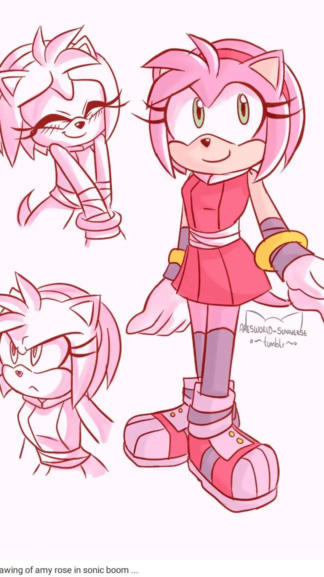 ai character: 🦔💕amy~! background