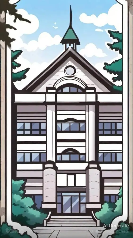 ai character: Bookside high background